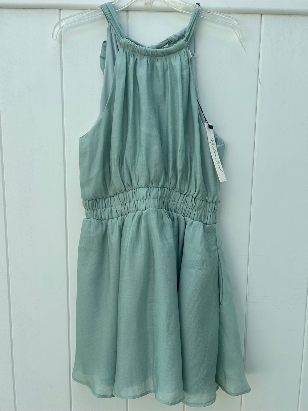 Mustard Seed Halter Dress Medium